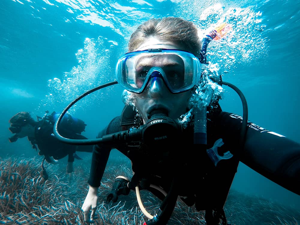 Scuba diving